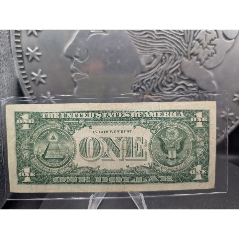 1957B $1 Silver Certificate • Blue Seal • U34373190A • Clean Circulated - Picture 1 of 2